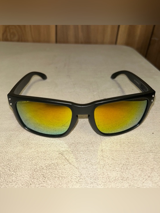Oakley Other - Oakley Holbrook OO9102-123 Matte Black Gold Mirror 24K Iridium Sunglasses 57mm